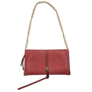 Chloe Pink Leather Zip Around Wallet Clutch Card Holder‎